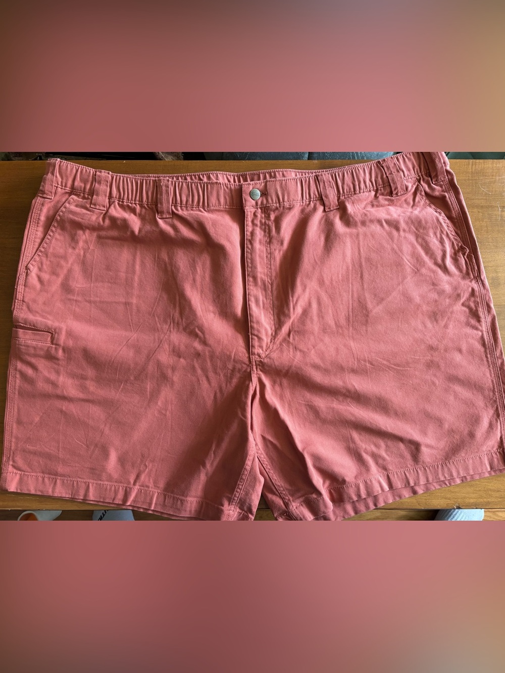 Carhartt Men's Dusty Rose Utility Shorts, size 52